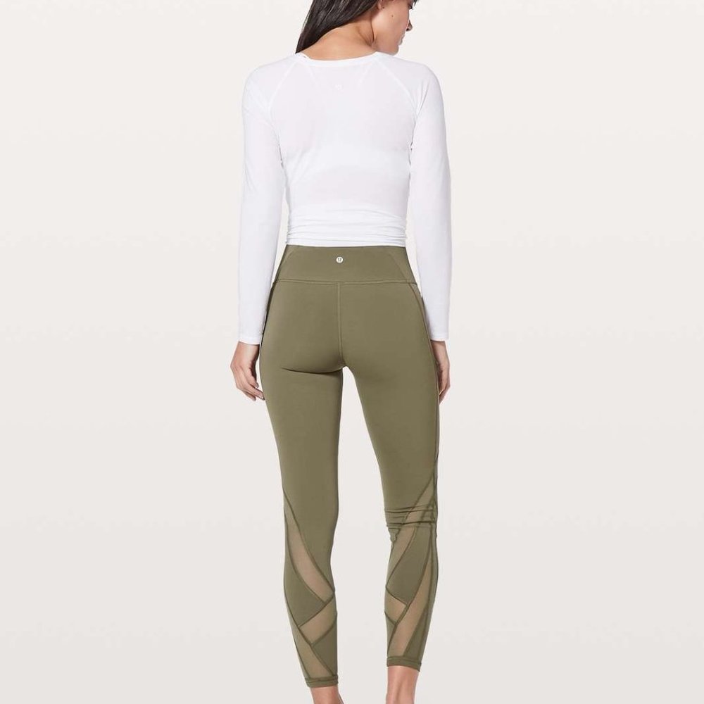 LIKE NEW Lululemon Wunder Under High-Rise Mesh sz4 - Picture 2 of 9